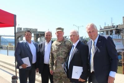 2018 US STeel former Pittsburgh USACE CDR and Peter Stephaich