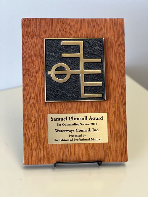 Plimsoll Award plaque